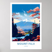 Mount Fuji Japan Reisprint Poster (Voorkant)