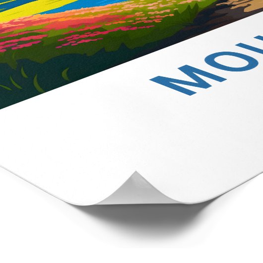 Mount Fuji Japan Reisprint Poster (Hoek)