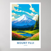 Mount Fuji Japan Reisprint Poster (Voorkant)