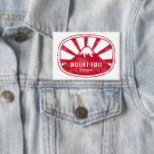 Mount Fuji Japan Retro Button (Insitu)