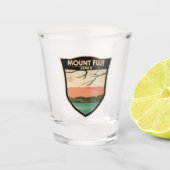 Mount Fuji Japan  Shot Glas (Voorkant)