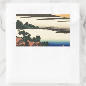 Mount Fuji Japan Sunset Rechthoekige Sticker (Tas)