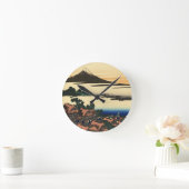 Mount Fuji Japan Sunset Ronde Klok (Huis)