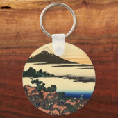 Mount Fuji Japan Sunset Sleutelhanger (Voorkant)