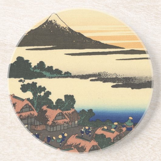 Mount Fuji Japan Sunset Zandsteen Onderzetter (Voorkant)