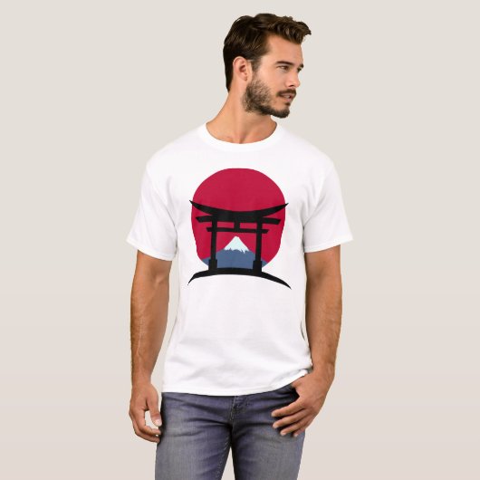 Mount Fuji - Japan T-Shirt (Voorkant volledig)