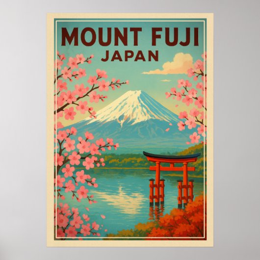Mount Fuji Japan V01 Poster (Voorkant)