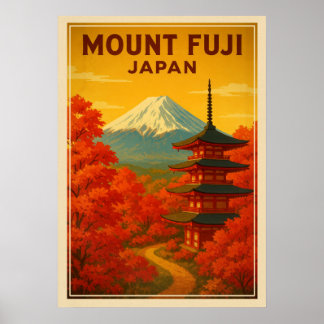 Mount Fuji Japan V02 Poster