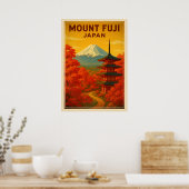 Mount Fuji Japan V02 Poster (Keuken)