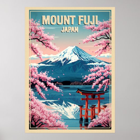 Mount Fuji Japan V03 Poster (Voorkant)