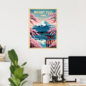Mount Fuji Japan V03 Poster (Thuiskantoor)