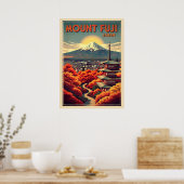 Mount Fuji Japan V04 Poster (Keuken)