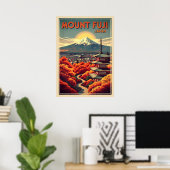 Mount Fuji Japan V04 Poster (Thuiskantoor)