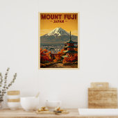 Mount Fuji Japan V06 Poster (Keuken)