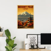 Mount Fuji Japan V06 Poster (Thuiskantoor)