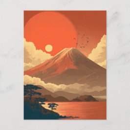 Mount Fuji Japan vintage Briefkaart