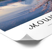 Mount Fuji Japan Wall Art, Iconic Volcano  Poster (Hoek)