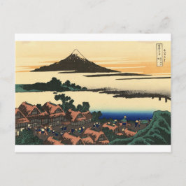 Mount Fuji Japan Zonsondergang Briefkaart