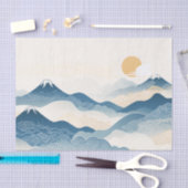 Mount Fuji Japanese Wave Ukiyo-e Art Tissuepapier (Craft)