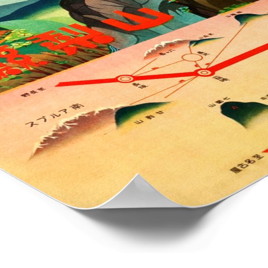 Mount Fuji  Japans Poster (Hoek)