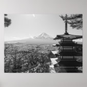 Mount Fuji Japans Schilderachtig Uitzicht Poster (Voorkant)