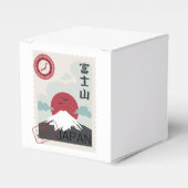 Mount Fuji Japanse Stamp Tokyo Made Japan BOX Bedankdoosjes (Voorkant Zijde)