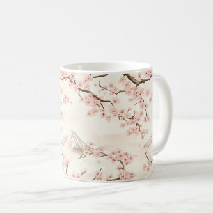 Mount Fuji met Kersenbloesems – Japans (3) Koffiemok