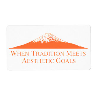Mount Fuji Minimalistische Stickers – Verbrand Ora
