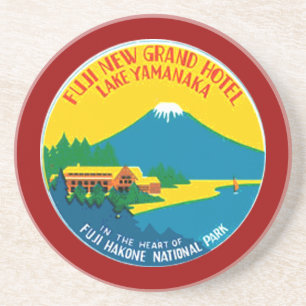 Mount Fuji-Onderzetters Zandsteen Onderzetter