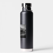 Mount Fuji op zwart en wit Waterfles (Links)