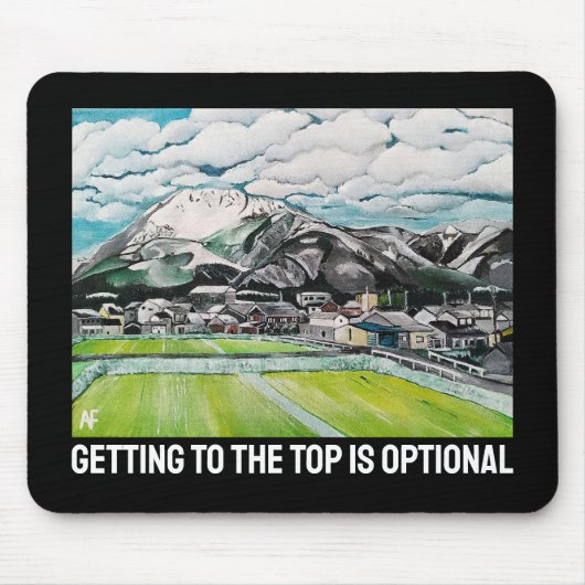 Mount Fuji Painting by Alfred Fox Muismat (Voorkant)