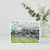 Mount Fuji schilderij van Alfred Fox Collectable Briefkaart (Staand voorkant)