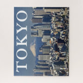 Mount Fuji | Shinjuku District Skyline Tokio Japan Legpuzzel (Verticaal)
