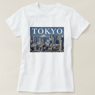 Mount Fuji   stadsgezicht van Shinjuku District To T-shirt