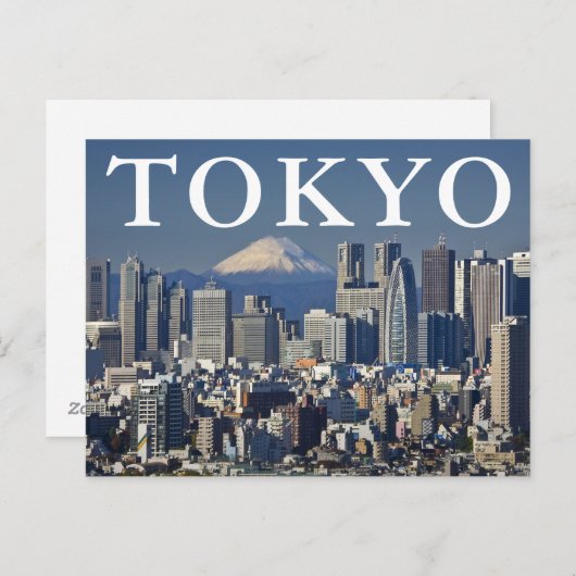 Mount Fuji | Tokio Japan | Dank je Briefkaart (Voorkant / Achterkant)
