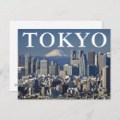 Mount Fuji Tokio | Japan | Gefeliciteerd Briefkaart (Voorkant / Achterkant)