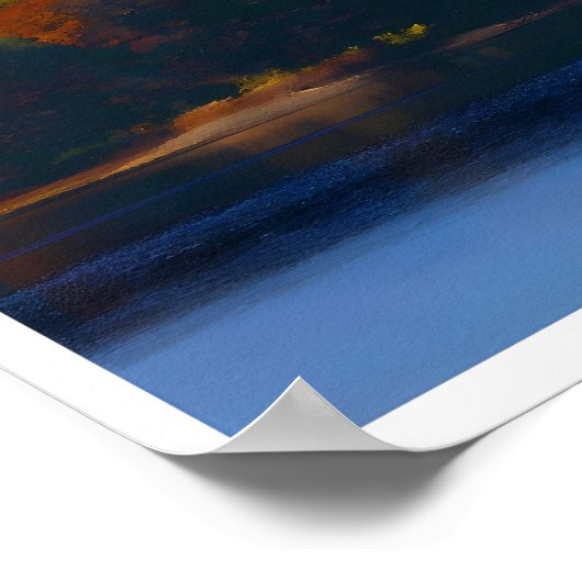 Mount Fuji Travel Poster (Hoek)