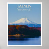 Mount Fuji Travel Poster (Voorkant)