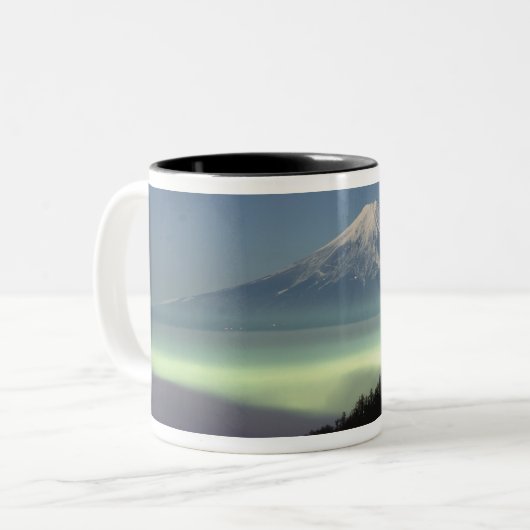 Mount Fuji Tweekleurige Koffiemok (Voorkant links)