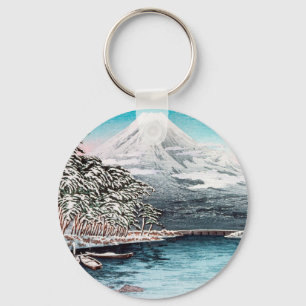 Mount Fuji uit Tagonoura, Snow Hiroaki Takahashi Sleutelhanger