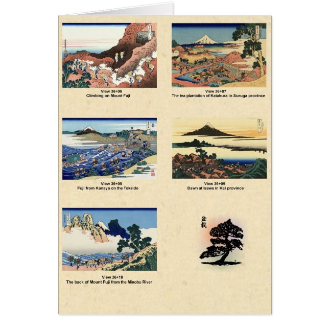 Mount Fuji uitzicht 36+06 tot en met 36+10 (Voorkant)