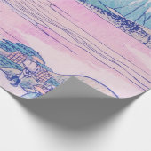 Mount Fuji Ukiyo-e Japanse  Kunst Cadeaupapier (Hoek)