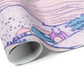 Mount Fuji Ukiyo-e Japanse  Kunst Cadeaupapier (Rol Hoek)