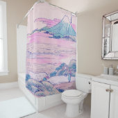 Mount Fuji Ukiyo-e Japanse Kunst Douchegordijn (In situ)