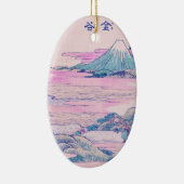Mount Fuji Ukiyo-e Japanse Kunst Keramisch Ornament (Rechts)