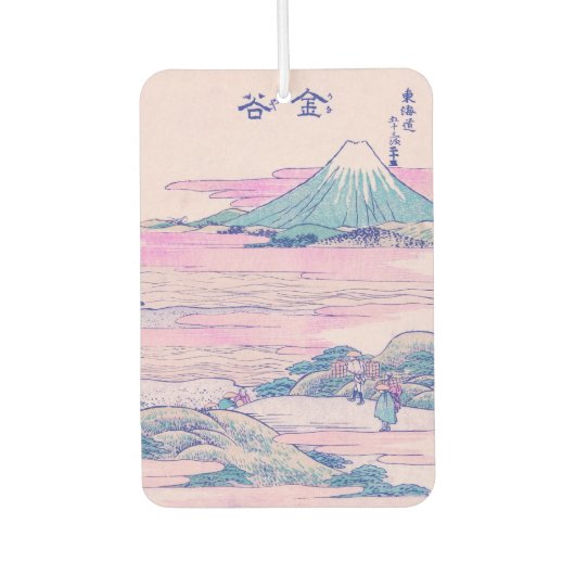 Mount Fuji Ukiyo-e Japanse  Kunst Luchtverfrisser (Voorkant)