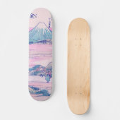 Mount Fuji Ukiyo-e Japanse  Kunst Persoonlijk Skateboard (Voorkant)
