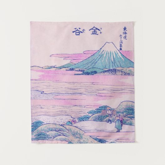 Mount Fuji Ukiyo-e Japanse  Kunst Wandkleed (Voorkant)