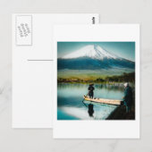 Mount Fuji van Lake Yamanaka 富  Briefkaart (Voorkant / Achterkant)
