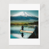 Mount Fuji van Lake Yamanaka 富 Briefkaart (Voorkant)
